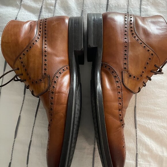 Magnanni Cognac Dress Boots 11M main image 4